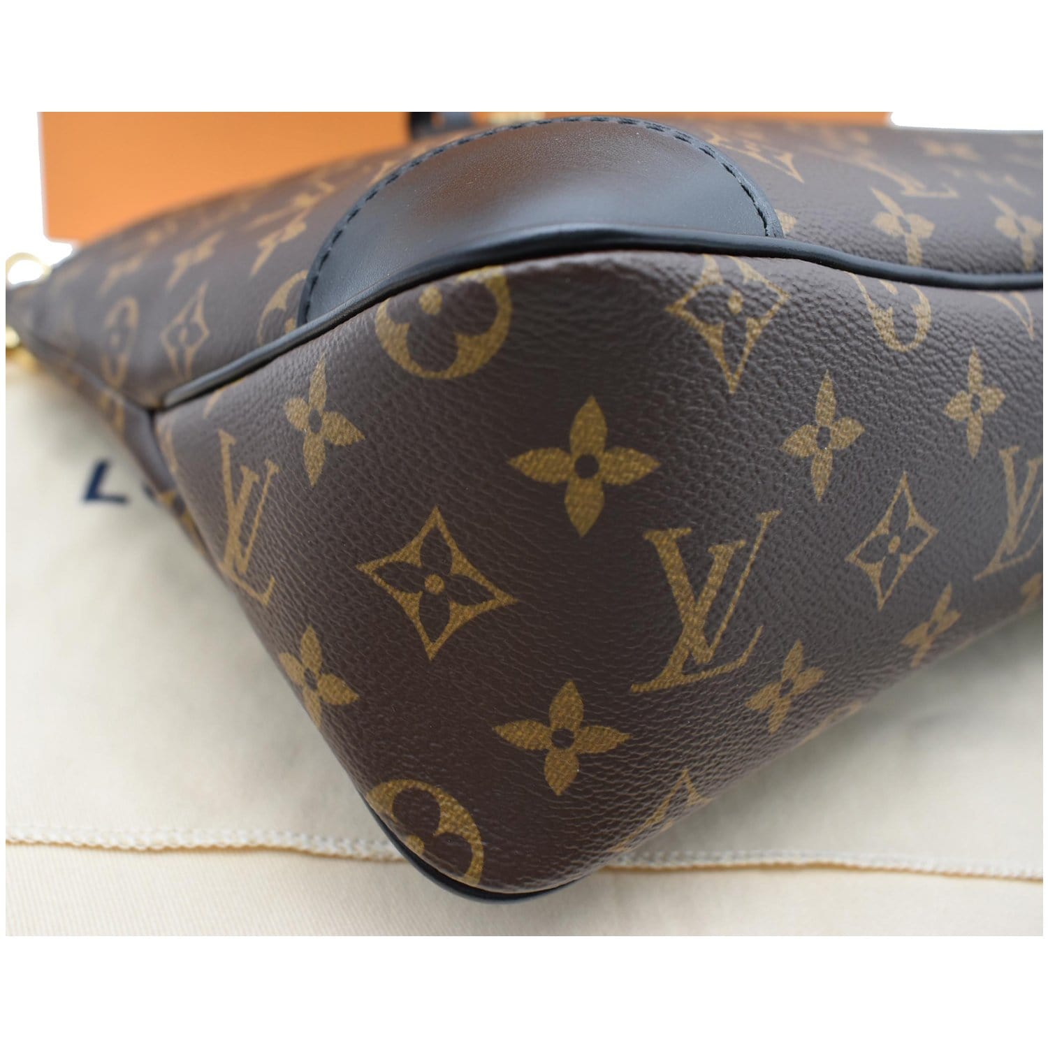 Louis Vuitton Odeon NM Handbag Monogram Canvas with Leather MM at