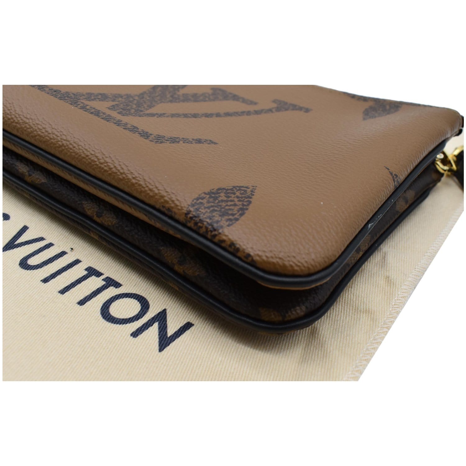 Louis Vuitton LV Crafty Monogram Giant Double Zip Pochette - Orange  Crossbody Bags, Handbags - LOU394212