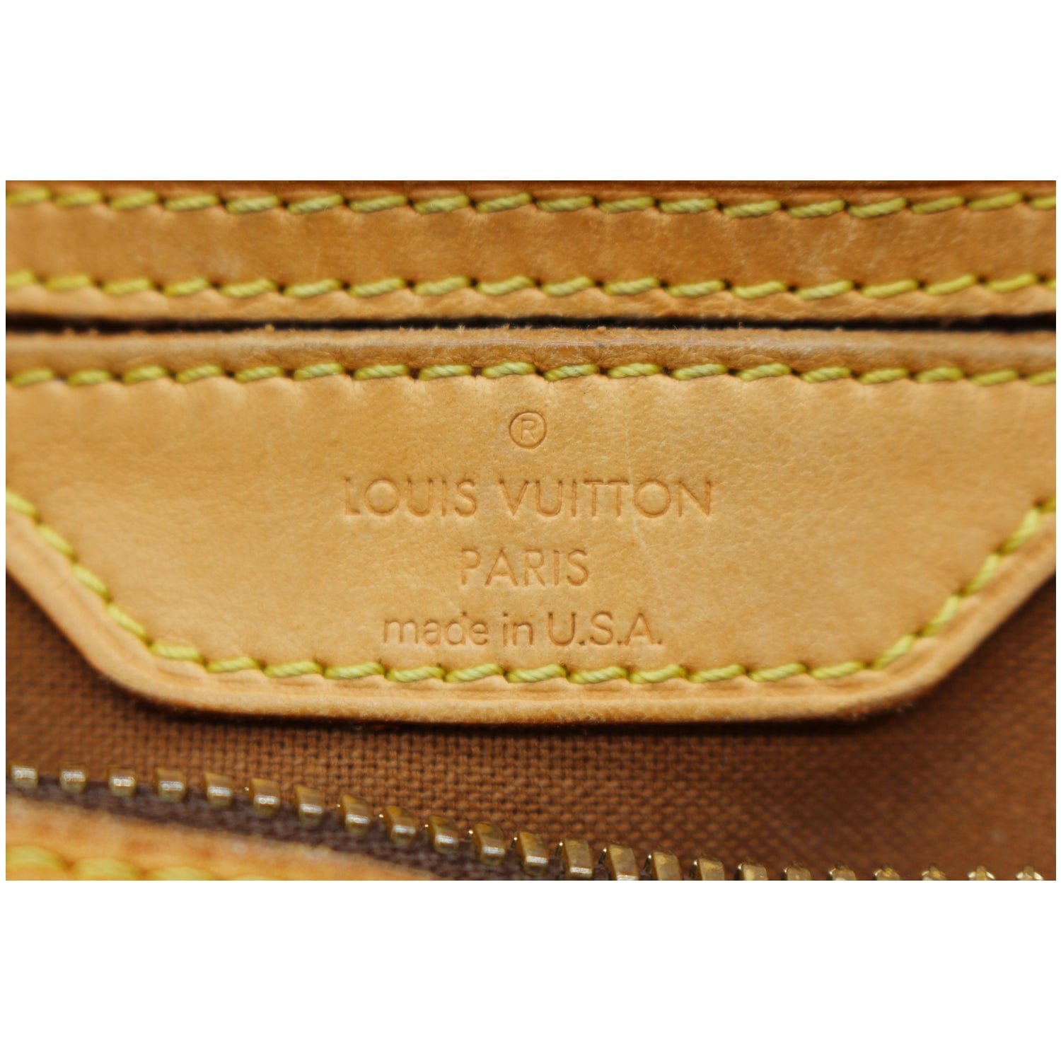 Louis Vuitton Palermo Tote Bag Leather Type: Monogram Hardware