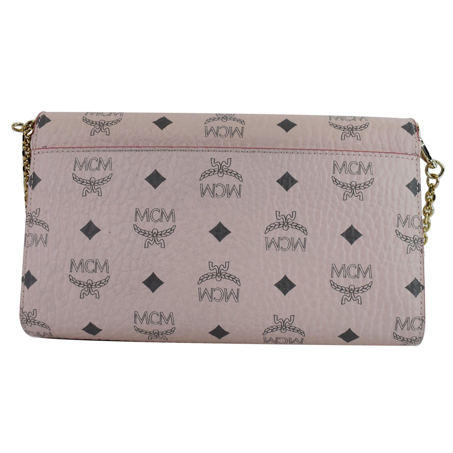 MCM Patricia Crossbody Visetos Powder Pink in Coated Canvas with Gold-tone  - US