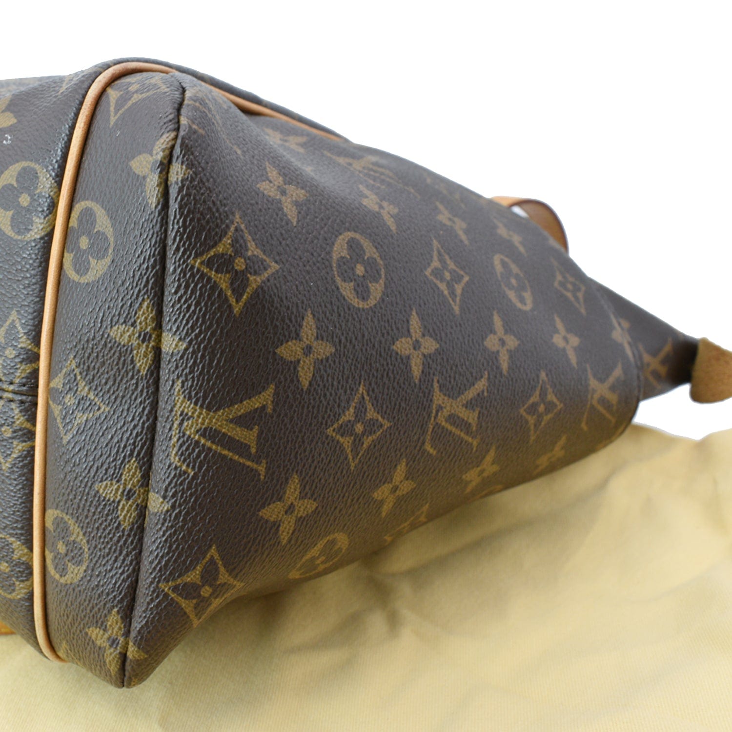 Totally handbag Louis Vuitton Brown in Cotton - 37205660