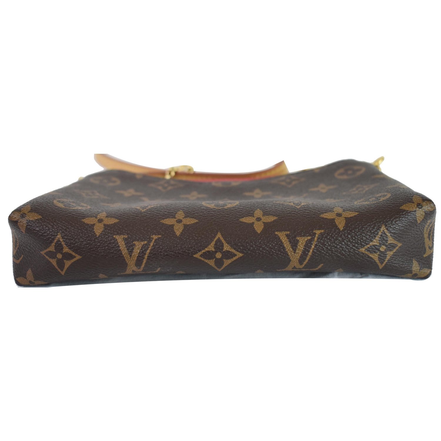 Louis Vuitton Chain Pallas Clutch Black Brown Monogram Canvas Shoulder -  MyDesignerly