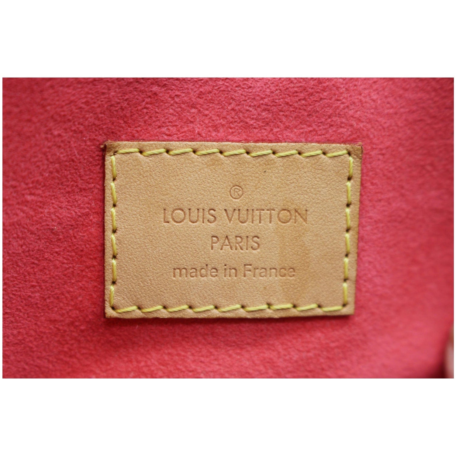 Louis Vuitton Pallas Chain Rose Litchi Monogram Canvas 2-way Shoulder Bag  M50070