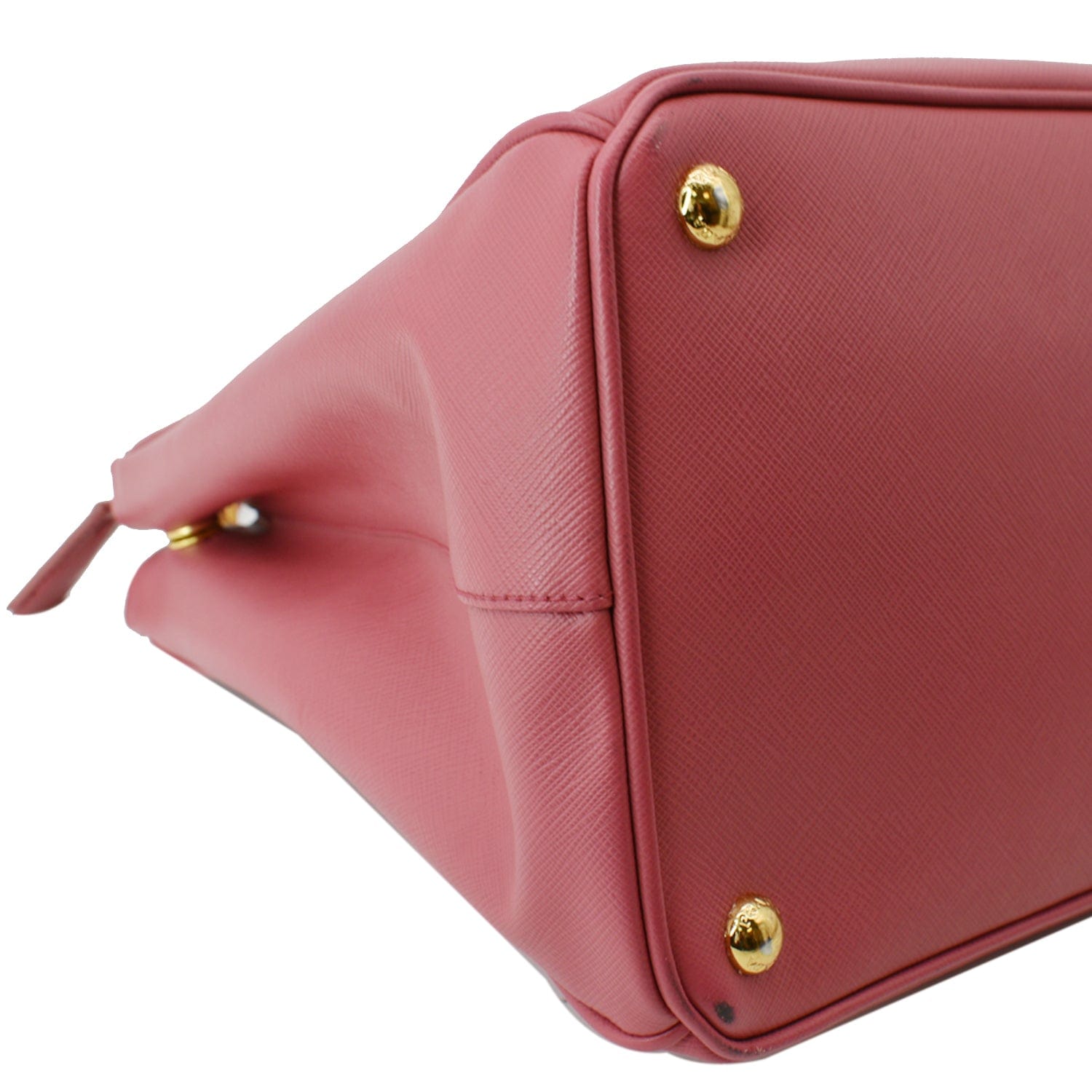 Prada, Bags, Prada Saffiano Lux Medium Galleria Double Zip Tote Bag Nude  Pink