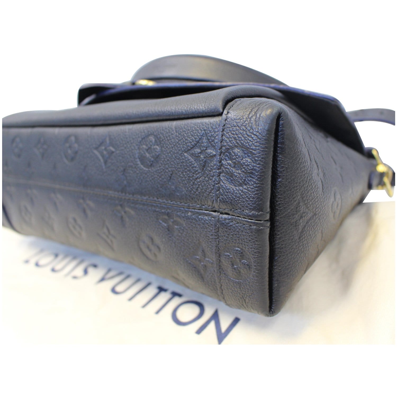 Louis Vuitton Blanche MM Empreinte Noir Leather Bag