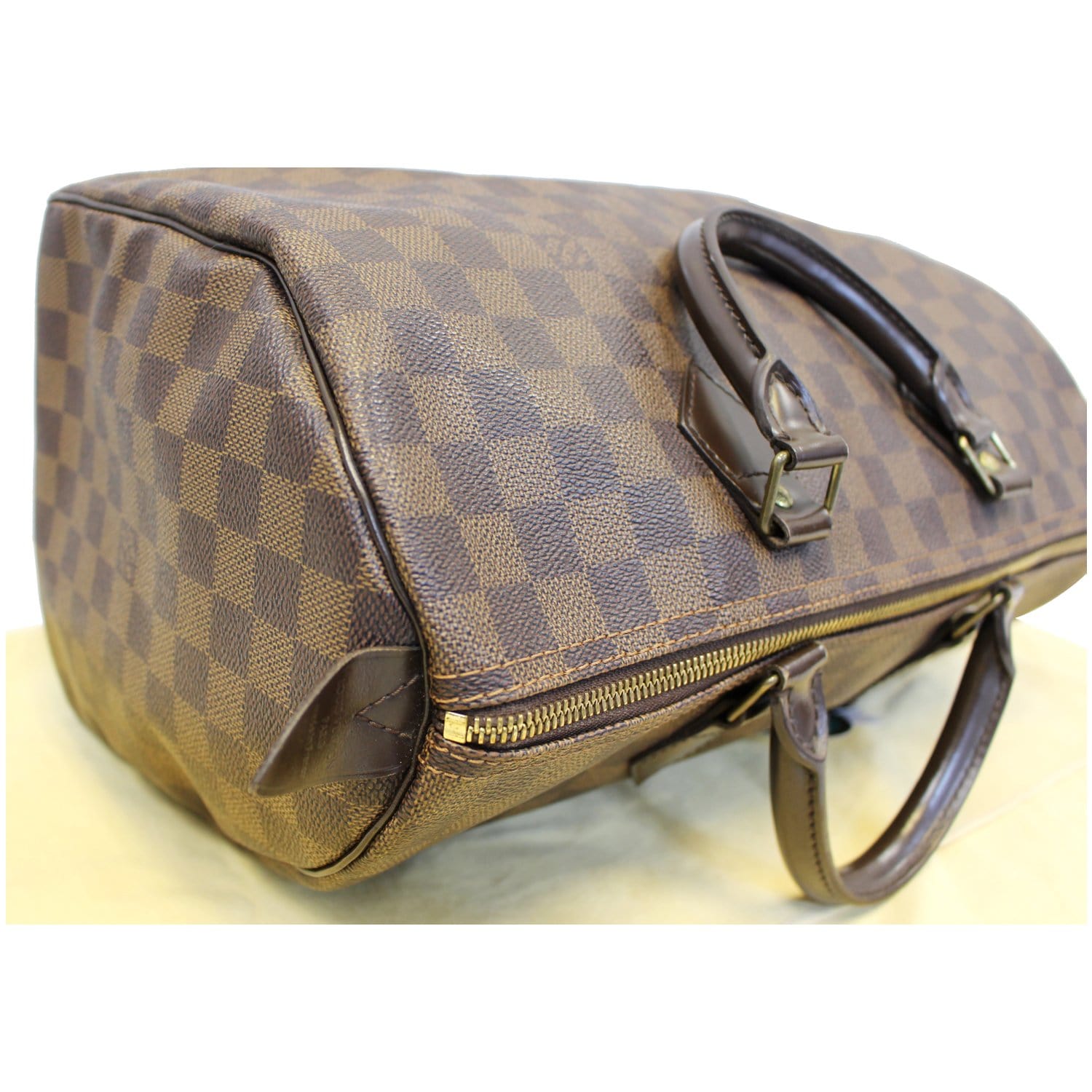 LOUIS VUITTON Speedy 35 Damier Ebene Satchel Bag-US