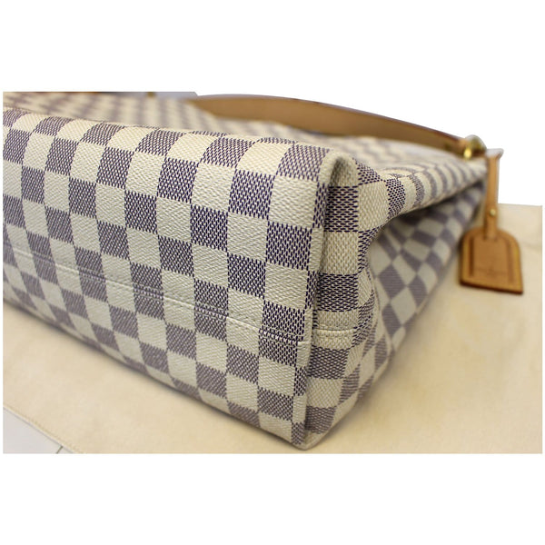 LOUIS VUITTON Graceful MM Damier Azur Shoulder Bag-US