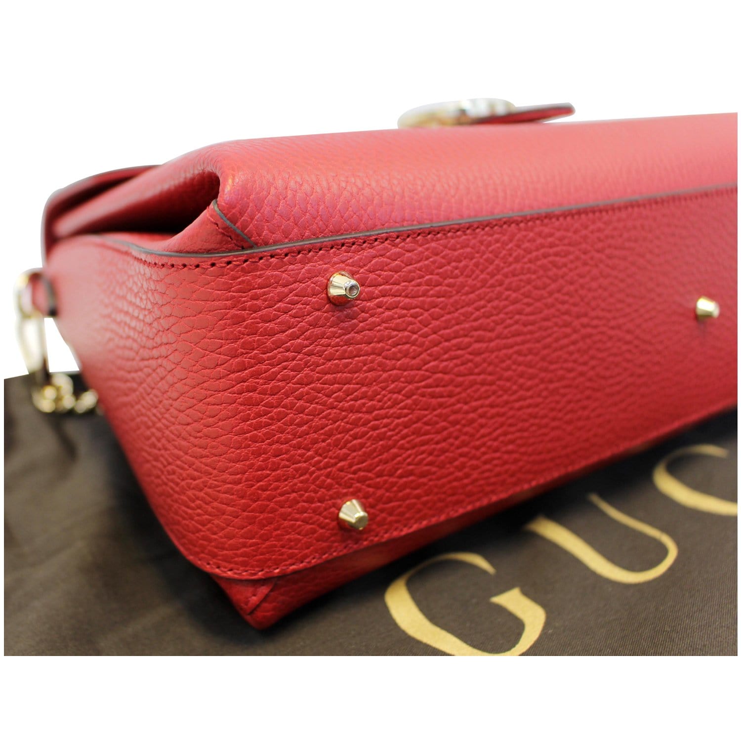 Gucci Interlocking GG Shoulder Bag Red