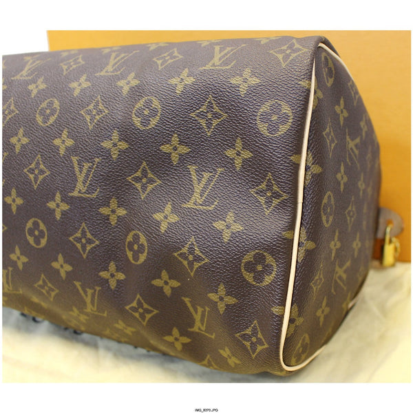 LOUIS VUITTON Speedy 35 Monogram Canvas Satchel Bag-US