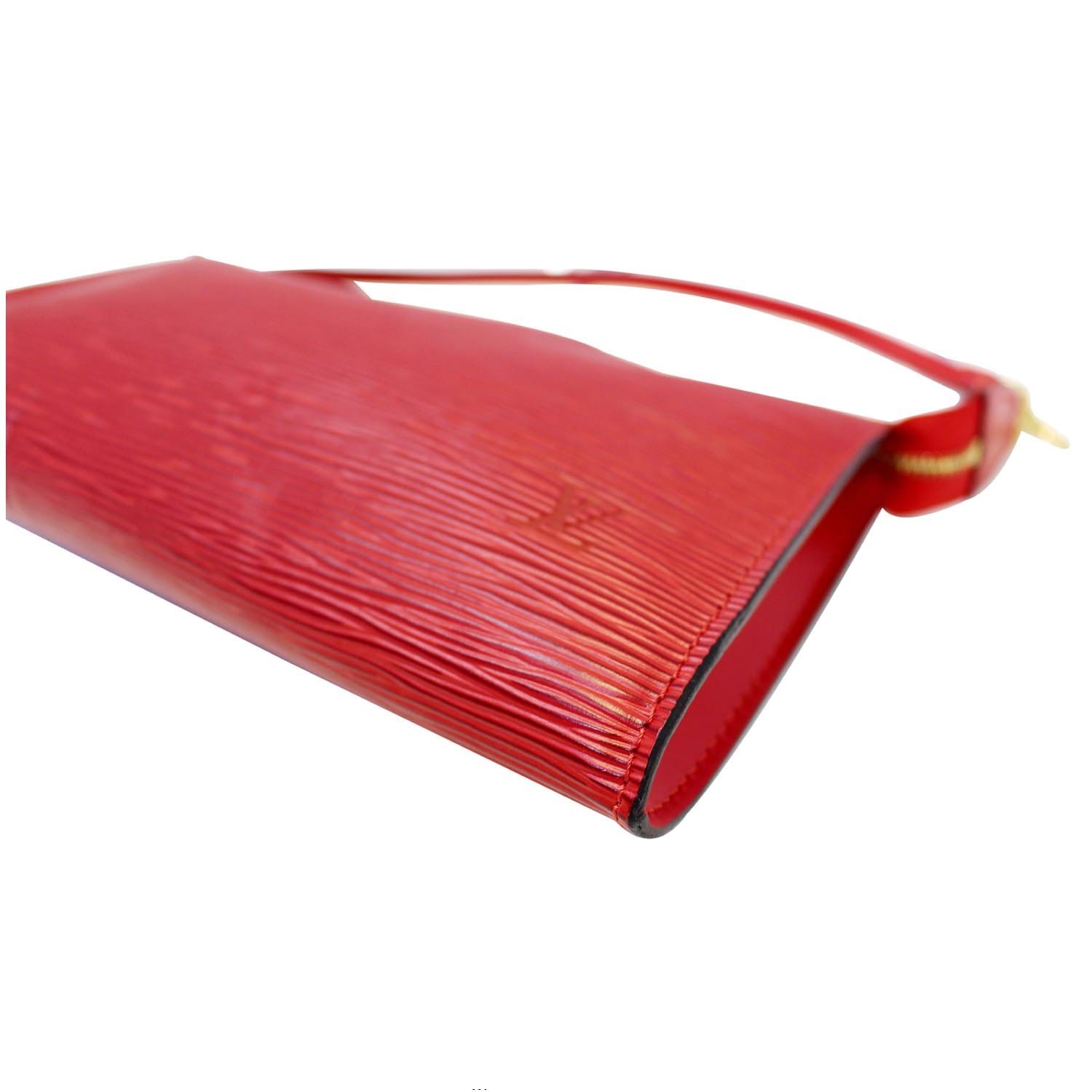 Louis Vuitton LV Red Epi Leather Discontinued Pochette Accessory Bag at  1stDibs  louis vuitton mini pochette discontinued, louis vuitton pochette  discontinued, louis vuitton toiletry pouch discontinued