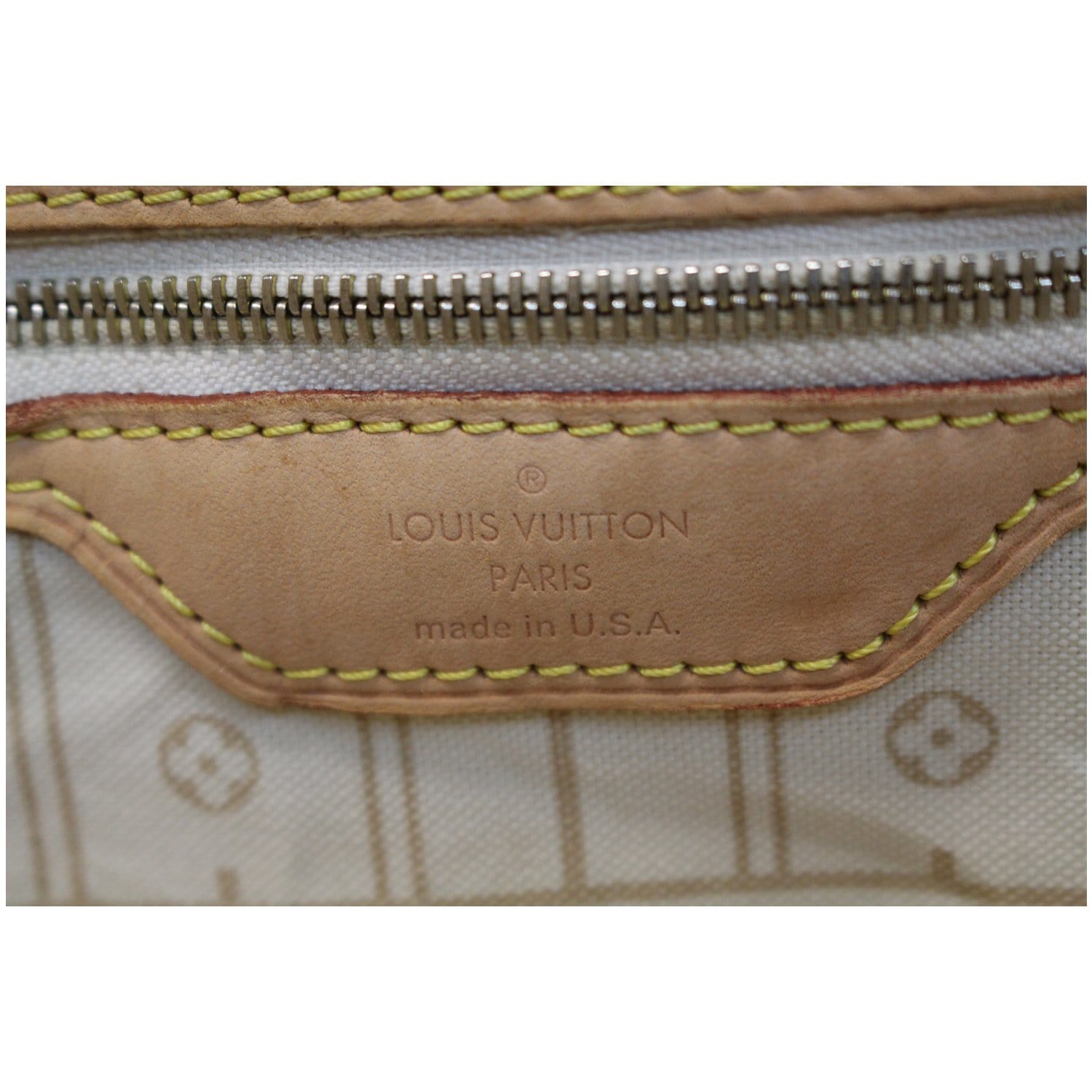 Louis Vuitton White Damier Azur Totally MM Cloth ref.944500 - Joli Closet