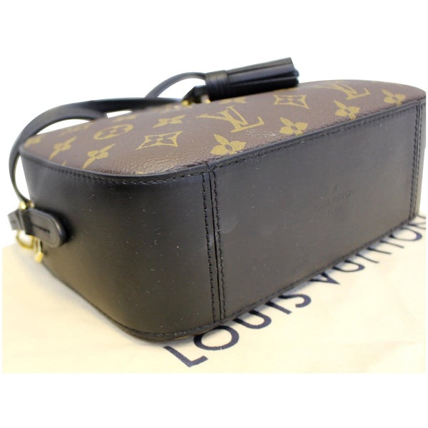 LOUIS VUITTON Saintonge Monogram Canvas Shoulder Bag Noir Black-US