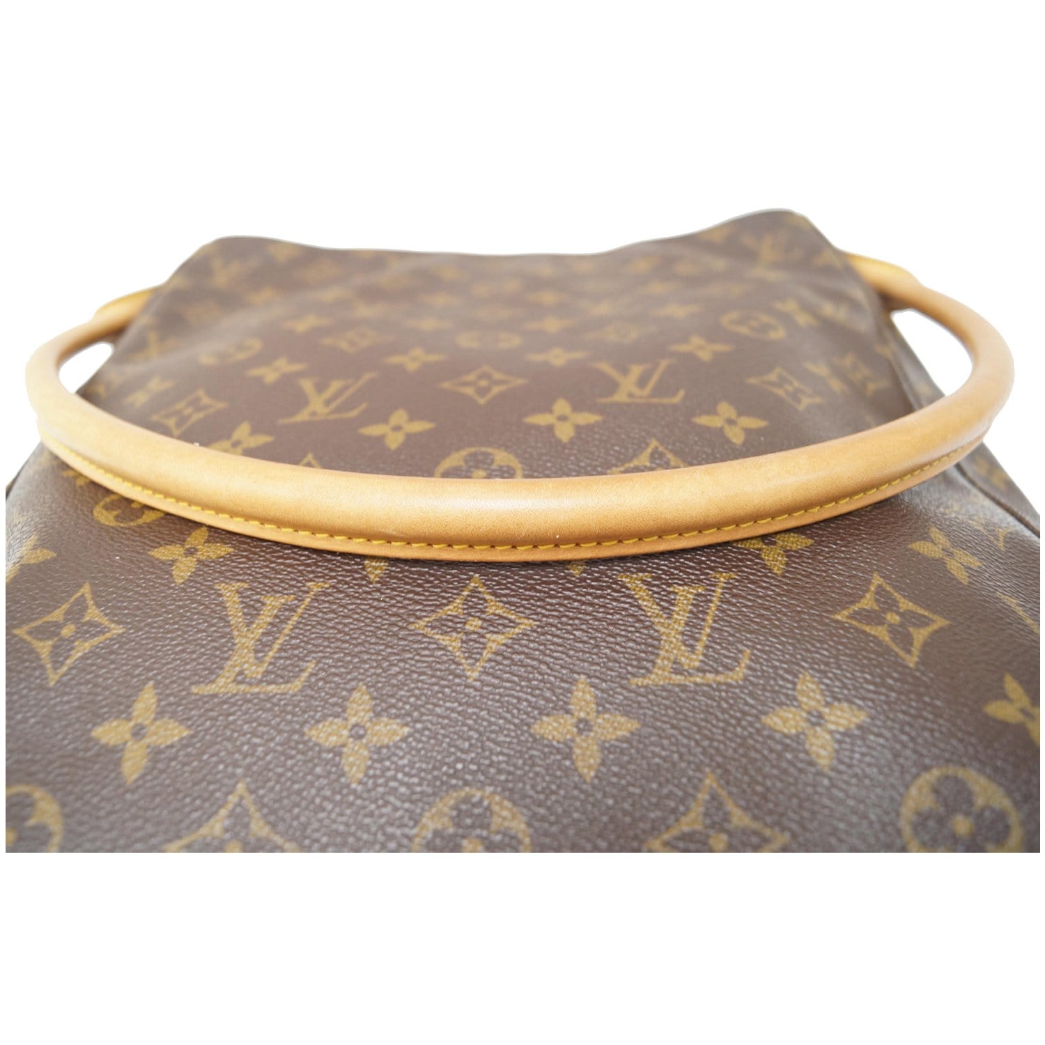 Pre-owned Louis Vuitton 2000 Looping Mm Shoulder Bag In Brown