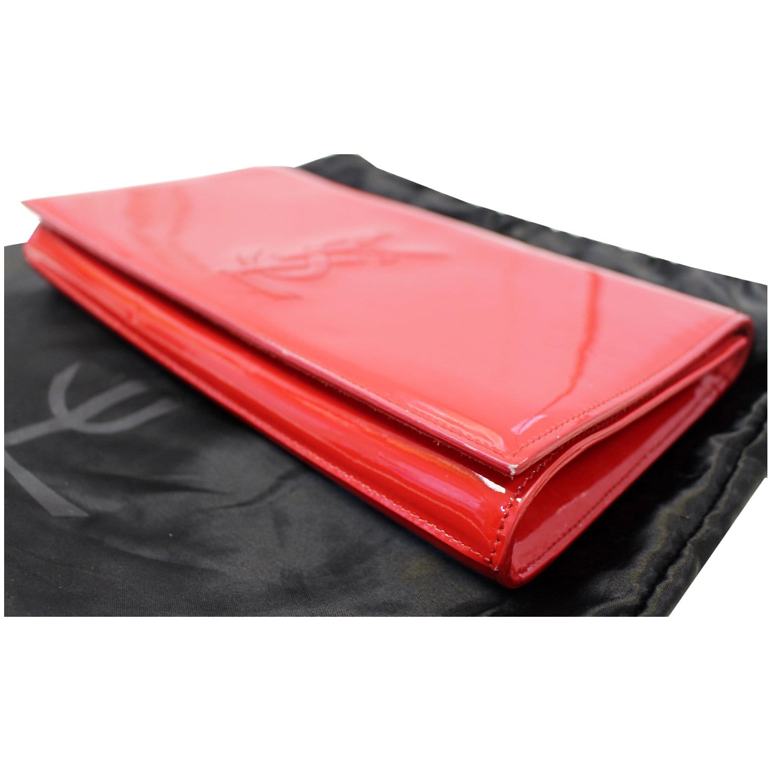 Saint Laurent - Authenticated Bellechasse Handbag - Leather Red Plain for Women, Very Good Condition