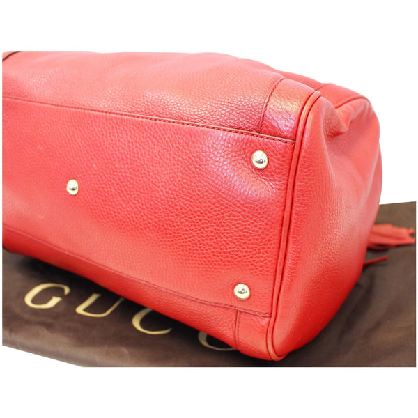 GUCCI Red Leather Soho Boston Bag-US