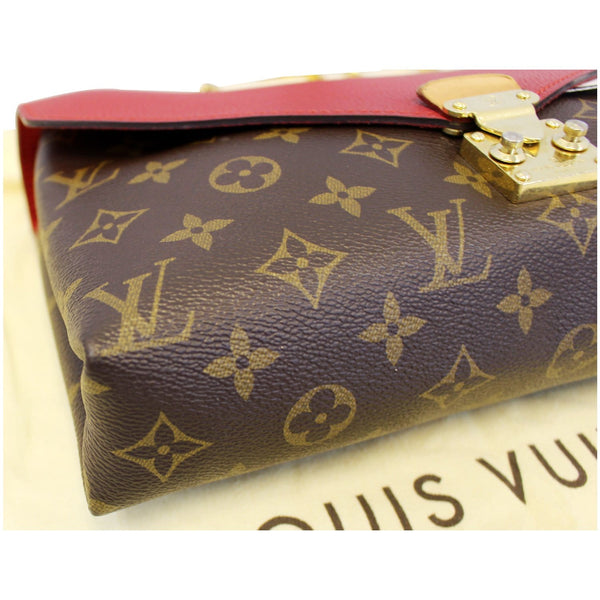 LOUIS VUITTON Monogram Canvas Pallas Chain Crossbody Bag Cherry-US