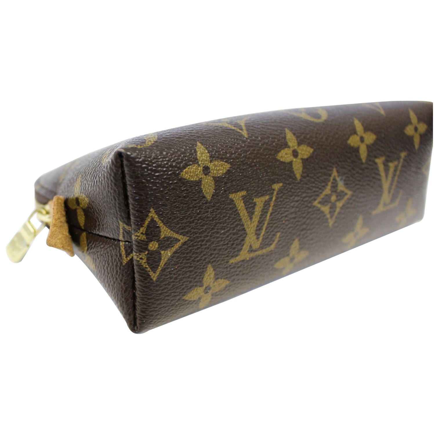 LOUIS VUITTON Monogram Canvas Pochette Cosmetic Pouch Brown-US