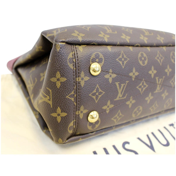 LOUIS VUITTON Pallas Monogram Canvas Chain Shopper Bag Aurore