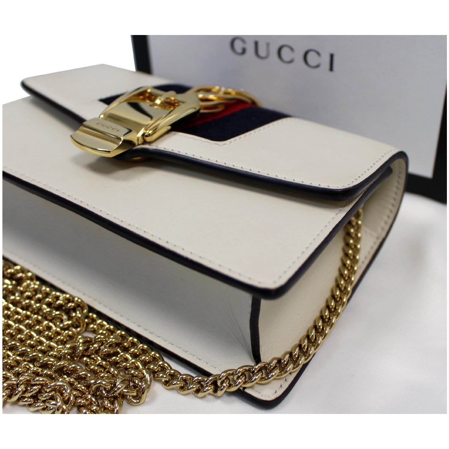 Gucci Super Mini Sylvie Crossbody Bag (SHG-WQPGZl) – LuxeDH