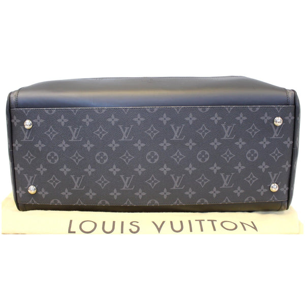 LOUIS VUITTON Keepall Voyager Monogram Eclipse Travel Bag Black