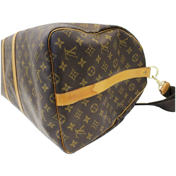 LOUIS VUITTON Keepall Bandouliere 55 Monogram Canvas Travel Bag