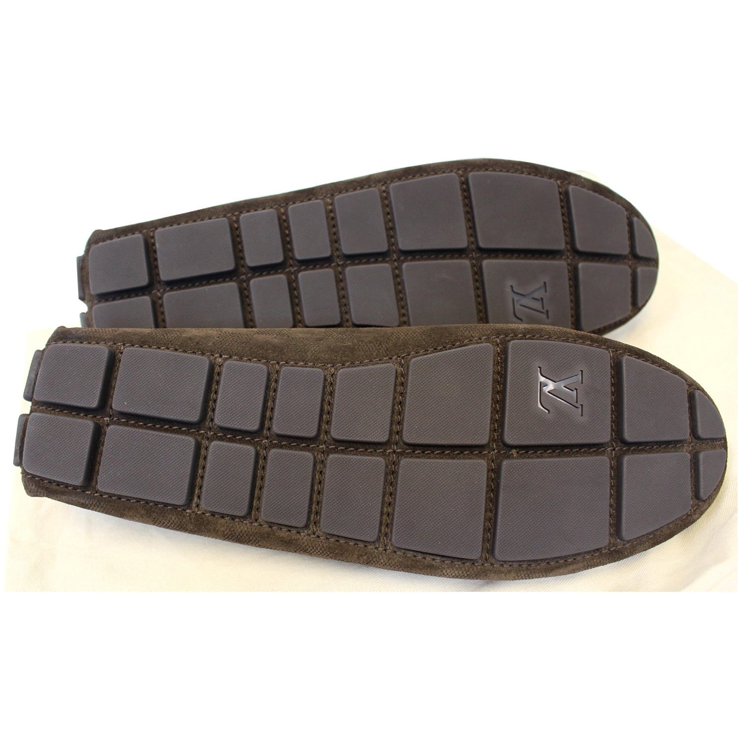 Louis Vuitton Black Embossed Leather Slip on Flat Sandals Size 41 Louis  Vuitton