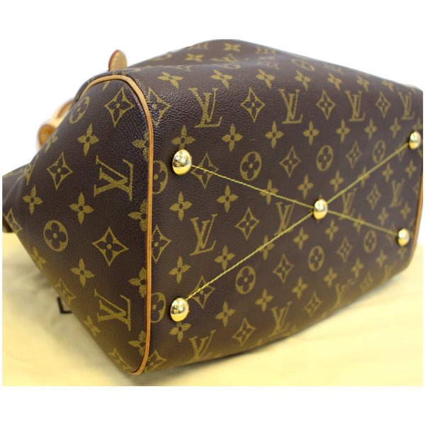 Louis Vuitton Tivoli PM Monogram Shoulder Satchel Bag - back view