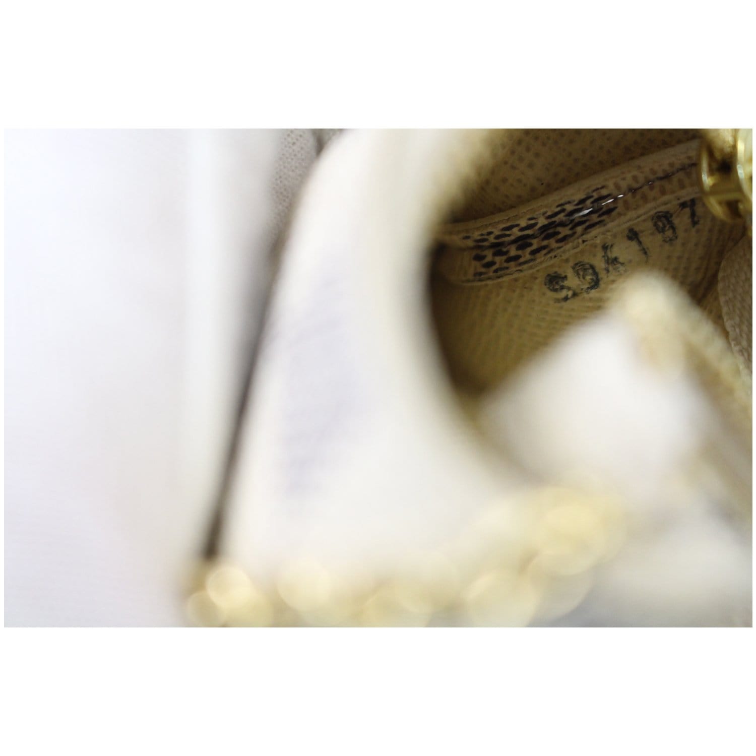 Louis Vuitton White Key Pouch Damier Azur  The Accessory Circle – The  Accessory Circle by X Terrace