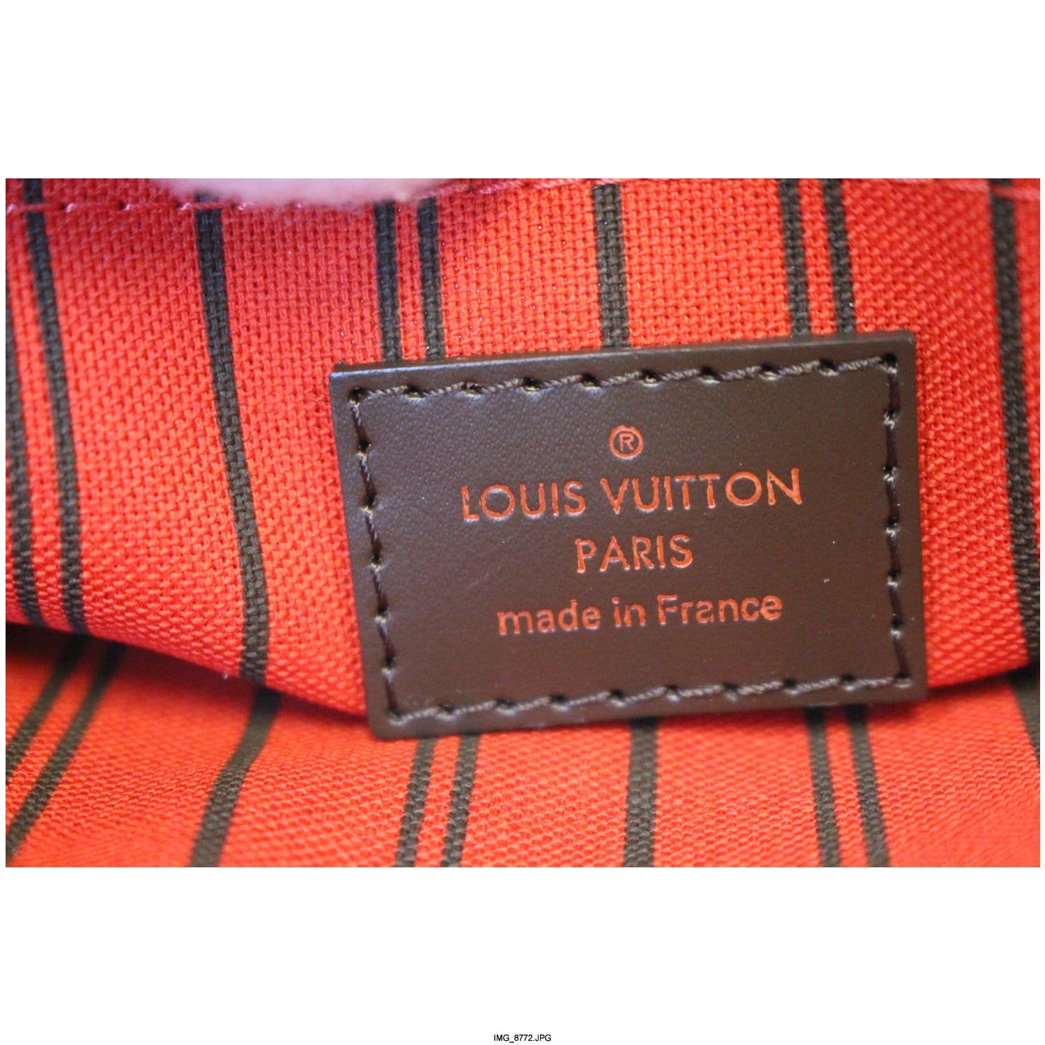 Authentic Louis Vuitton Damier Ebene Neverfull MM Pochette