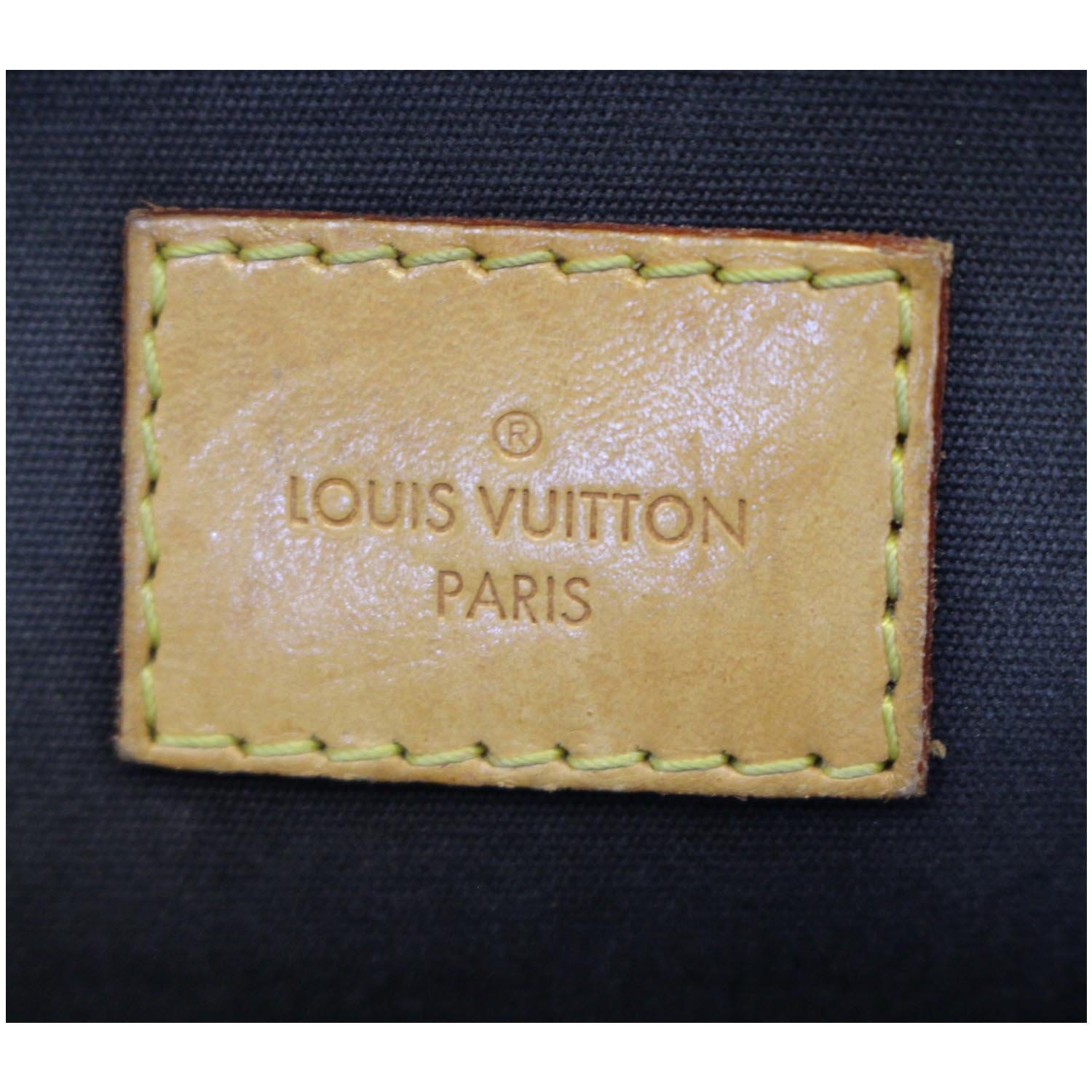 Louis Vuitton LV Alma BB Monogram Vernis Leather M44389 Noir Metallic