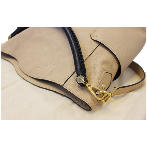 LOUIS VUITTON Bagatelle Monogram Empreinte Leather Shoulder Bag Beige