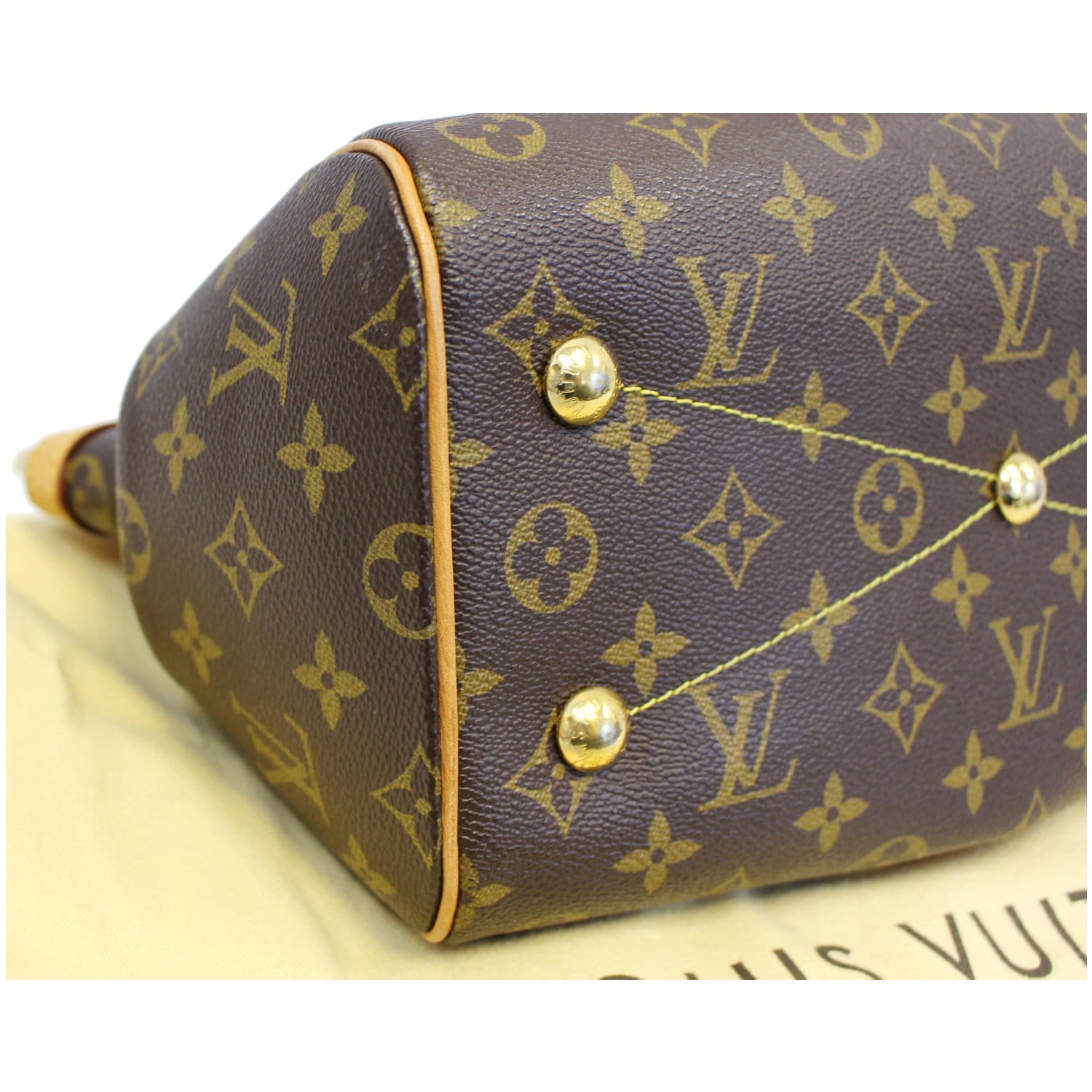 Tivoli leather handbag Louis Vuitton Brown in Leather - 37021100
