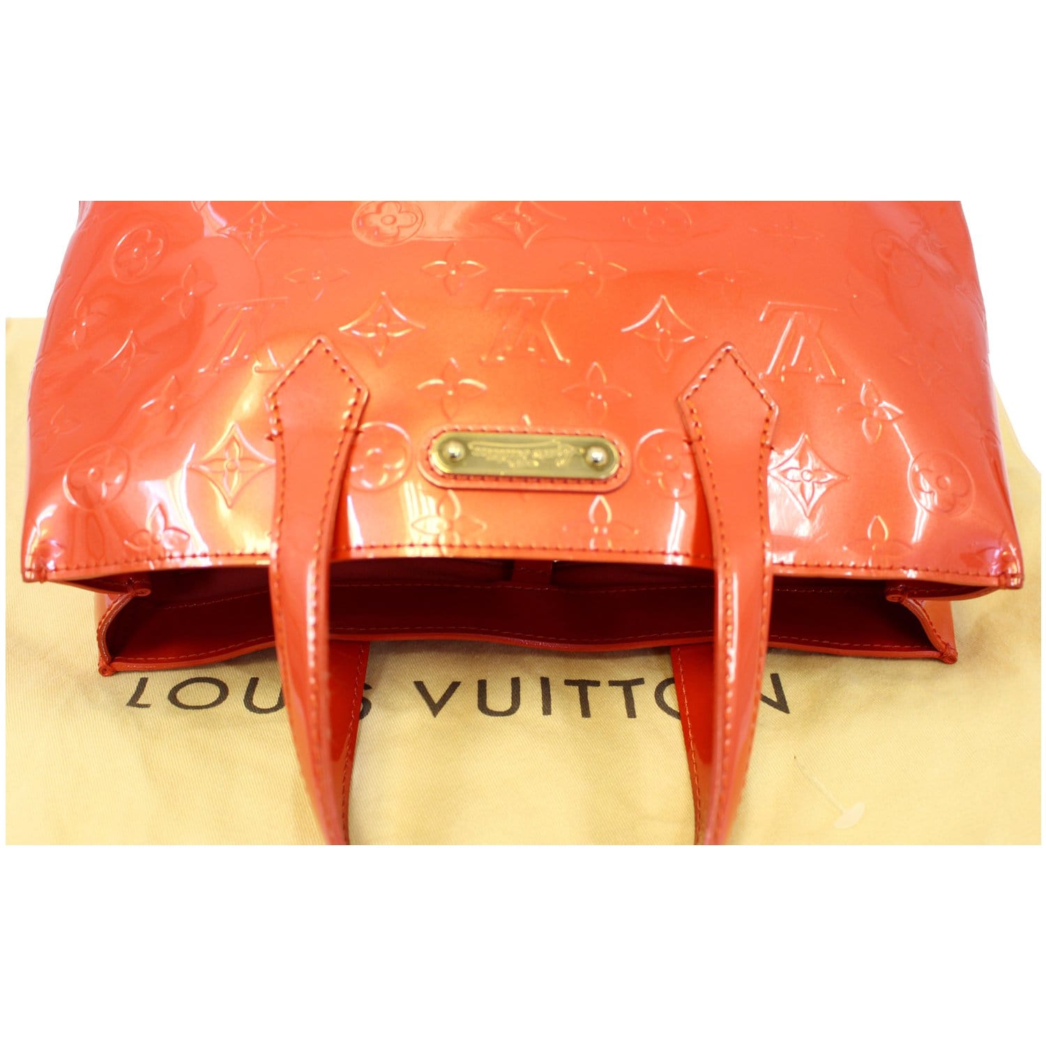 Louis Vuitton - Wilshire PM Monogram Vernis Leather Orange Sunset