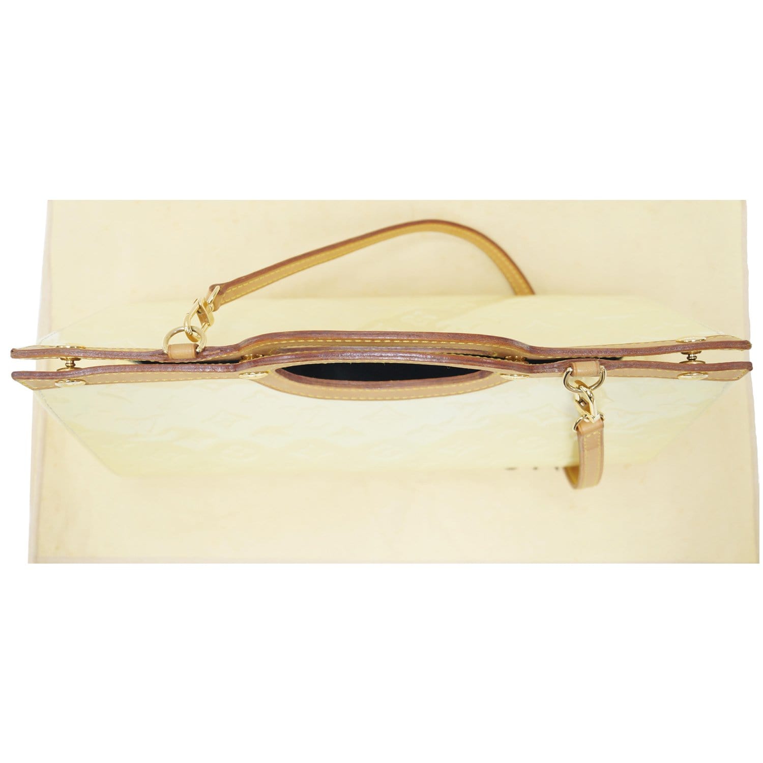 Roxbury leather handbag Louis Vuitton White in Leather - 37455090