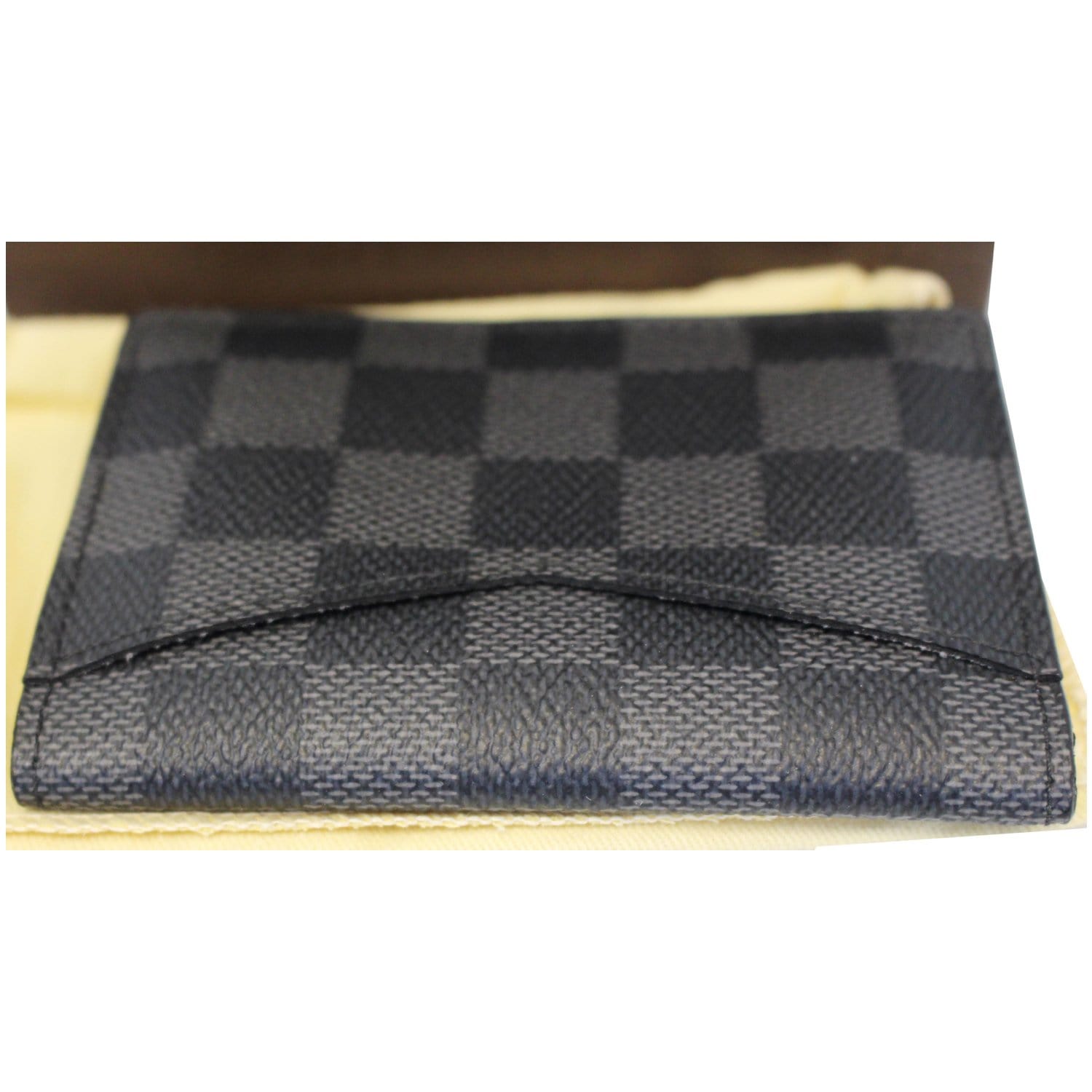 Louis Vuitton Pocket Organizer Checkered Graphite Canvas For Sale