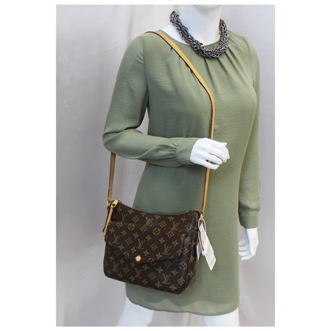 LOUIS VUITTON Mabillon Monogram Canvas Shoulder Crossbody Bag-US