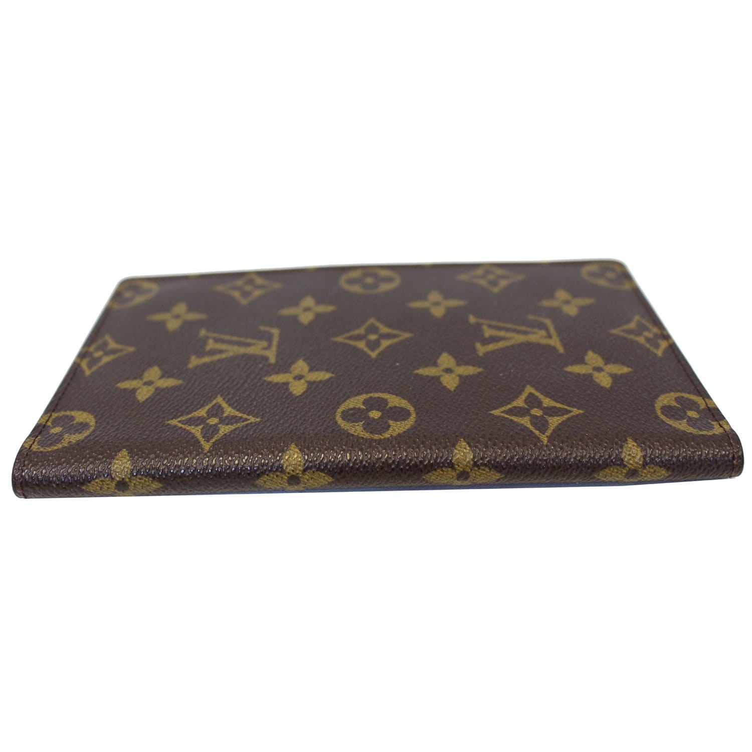 Passport cover cloth card wallet Louis Vuitton Brown in Cloth - 31836824