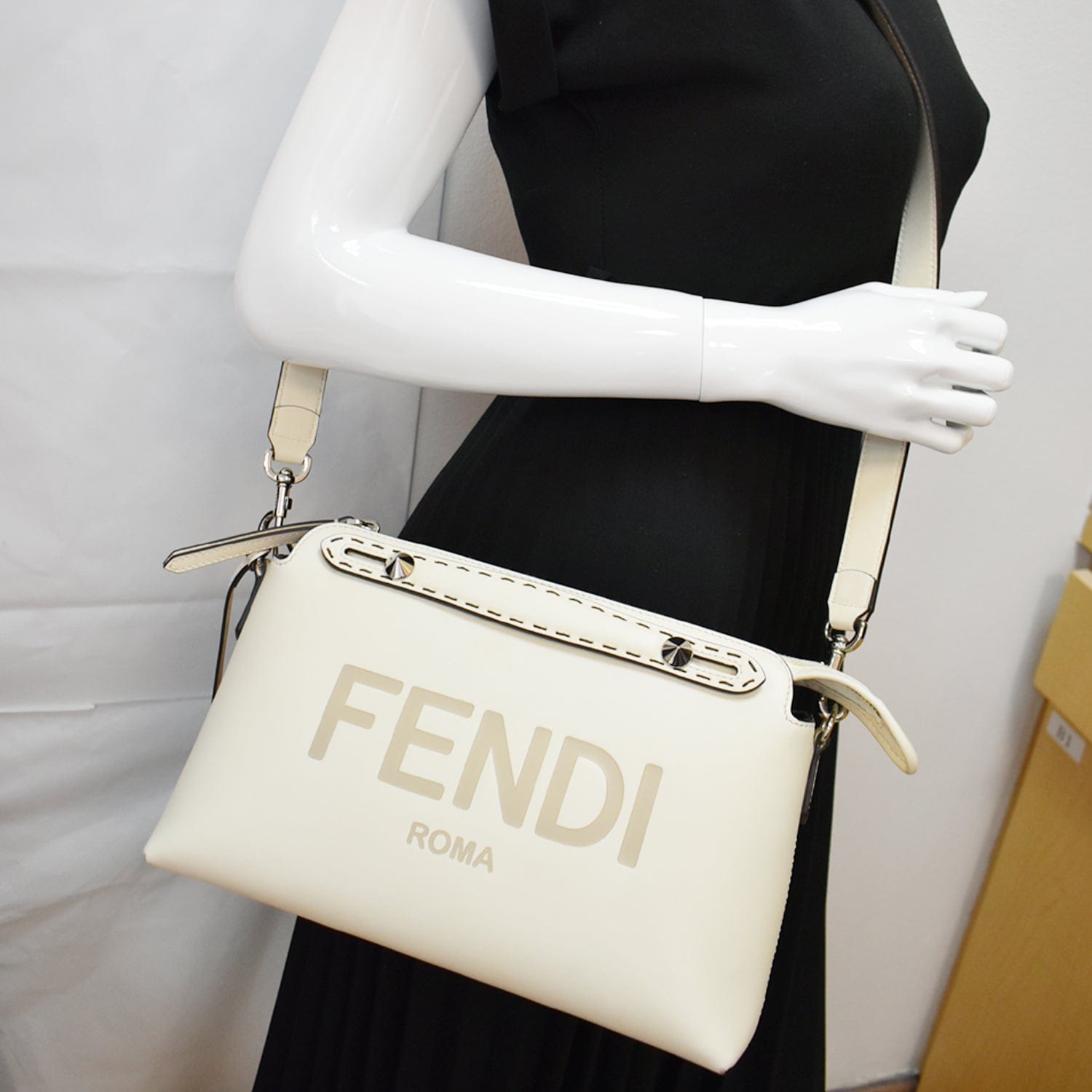 SOLD Fendi - By The Way Medium leather Boston bag