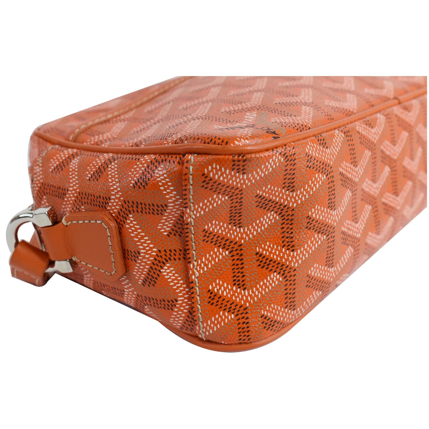 Cap vert leather crossbody bag Goyard Orange in Leather - 34088487
