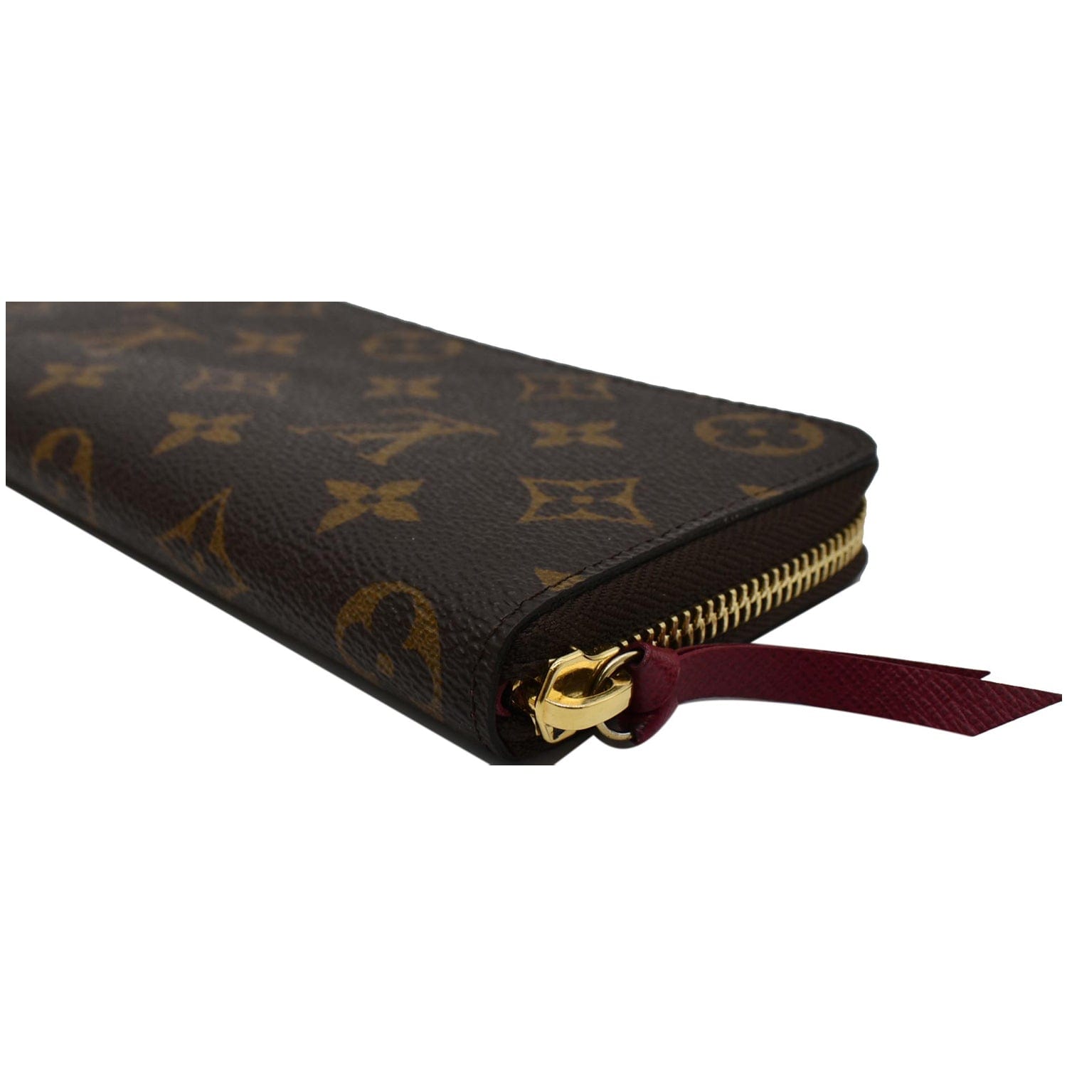 Louis Vuitton Clemence Wallet Monogram Canvas Brown 463634