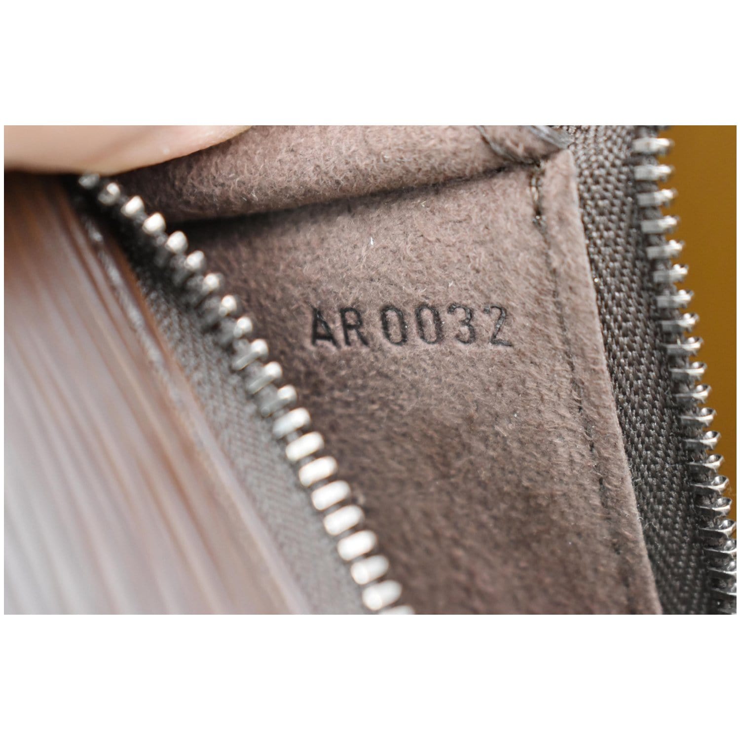 Louis Vuitton Moka Epi Leather Pochette Accessories Louis Vuitton