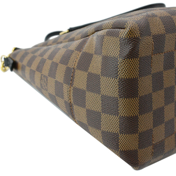 LOUIS VUITTON Belmont MM Damier Ebene Shoulder Bag Brown