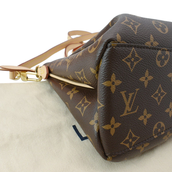 LOUIS VUITTON Rivoli PM Monogram Canvas Shoulder Bag Brown