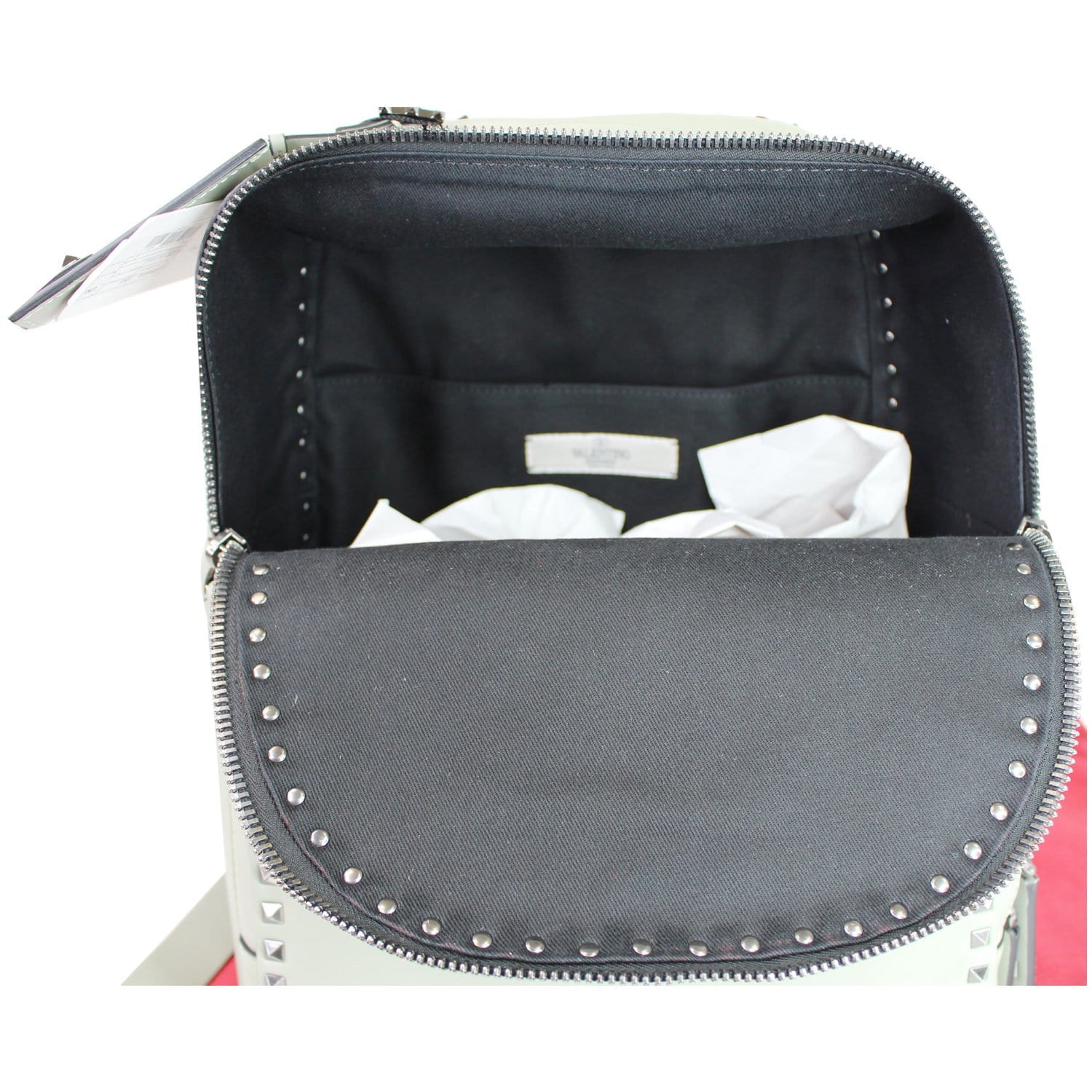 valentino backpack grey