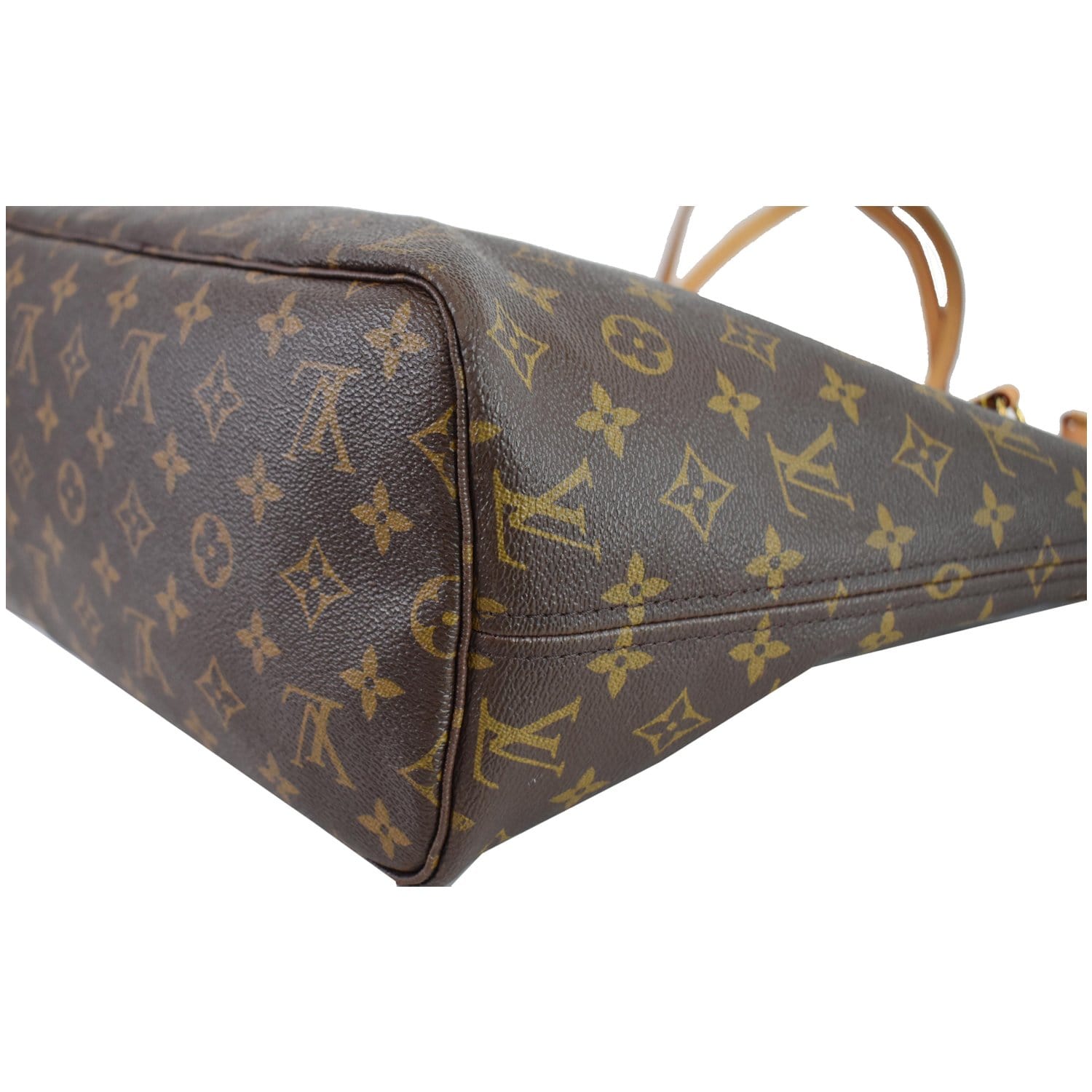 LOUIS VUITTON Bay Neverfull MM Monogram Canvas Tote Bag Fuchsia