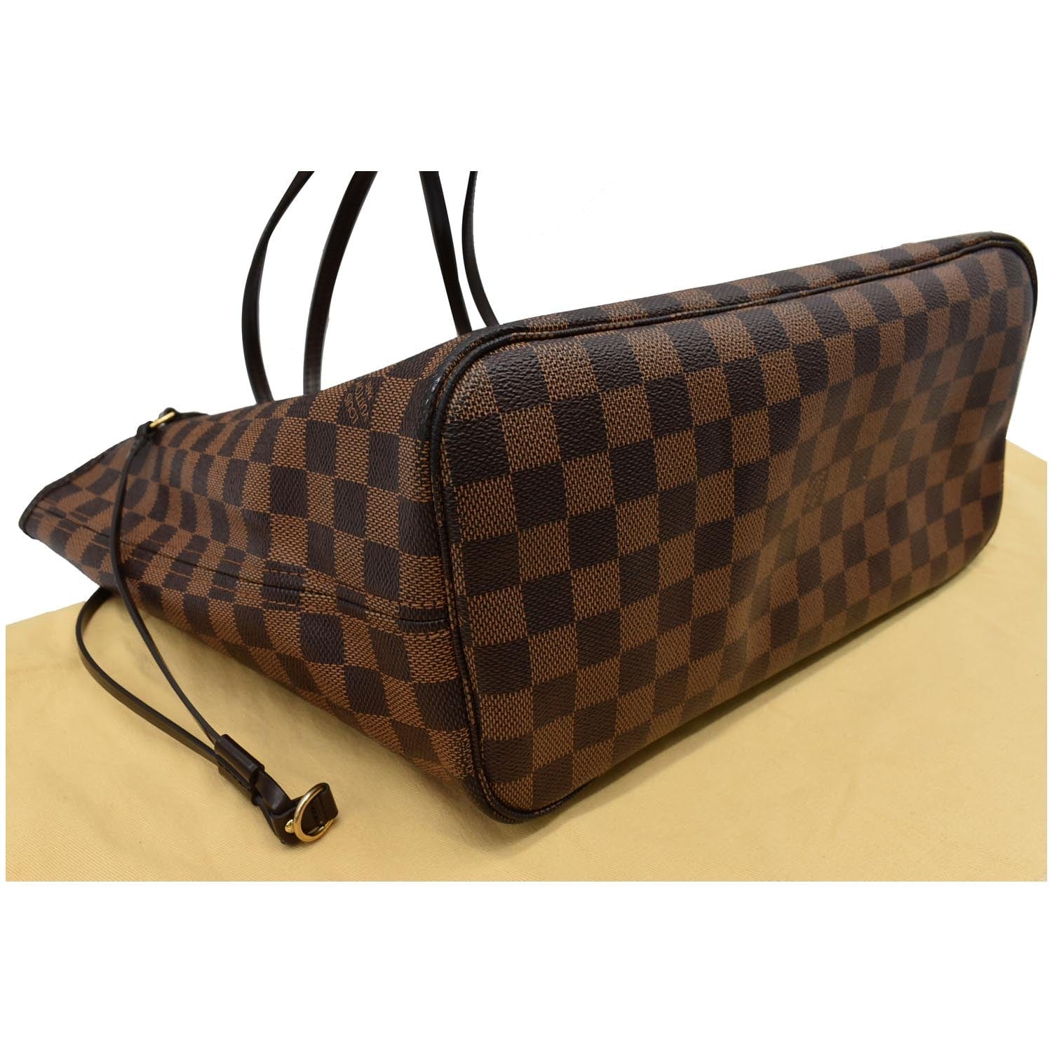 LOUIS VUITTON Neverfull MM Damier WomenTote Bag Brown Discontinued