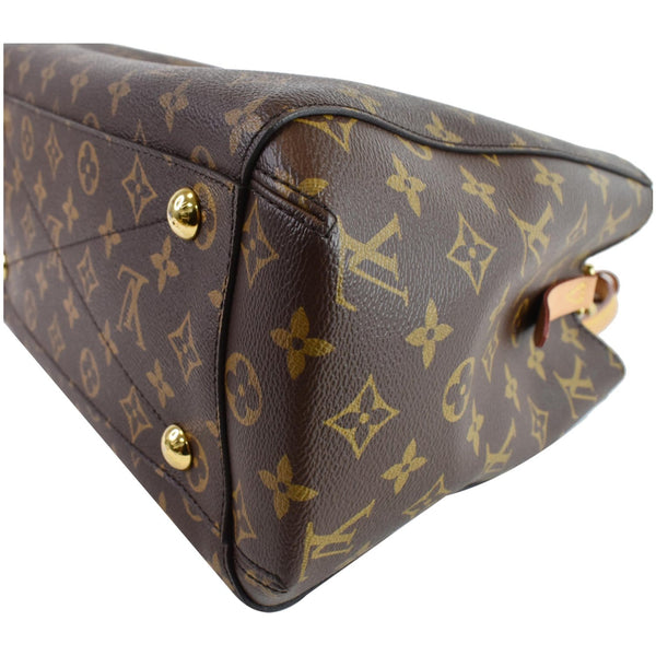 LOUIS VUITTON Montaigne MM Monogram Canvas Shoulder Bag Brown