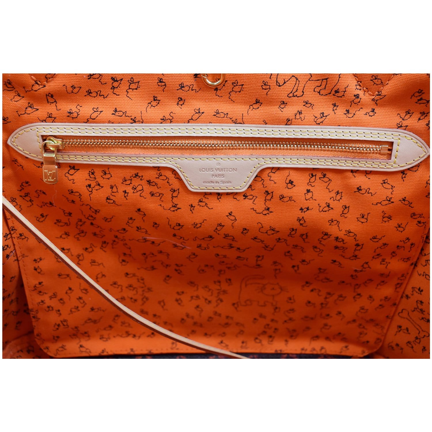 LOUIS VUITTON Neverfull Catogram MM Canvas Tote Bag Orange - ShinShops -  Throwback Thursday: Celebs and Their Louis Vuitton Speedy Bags