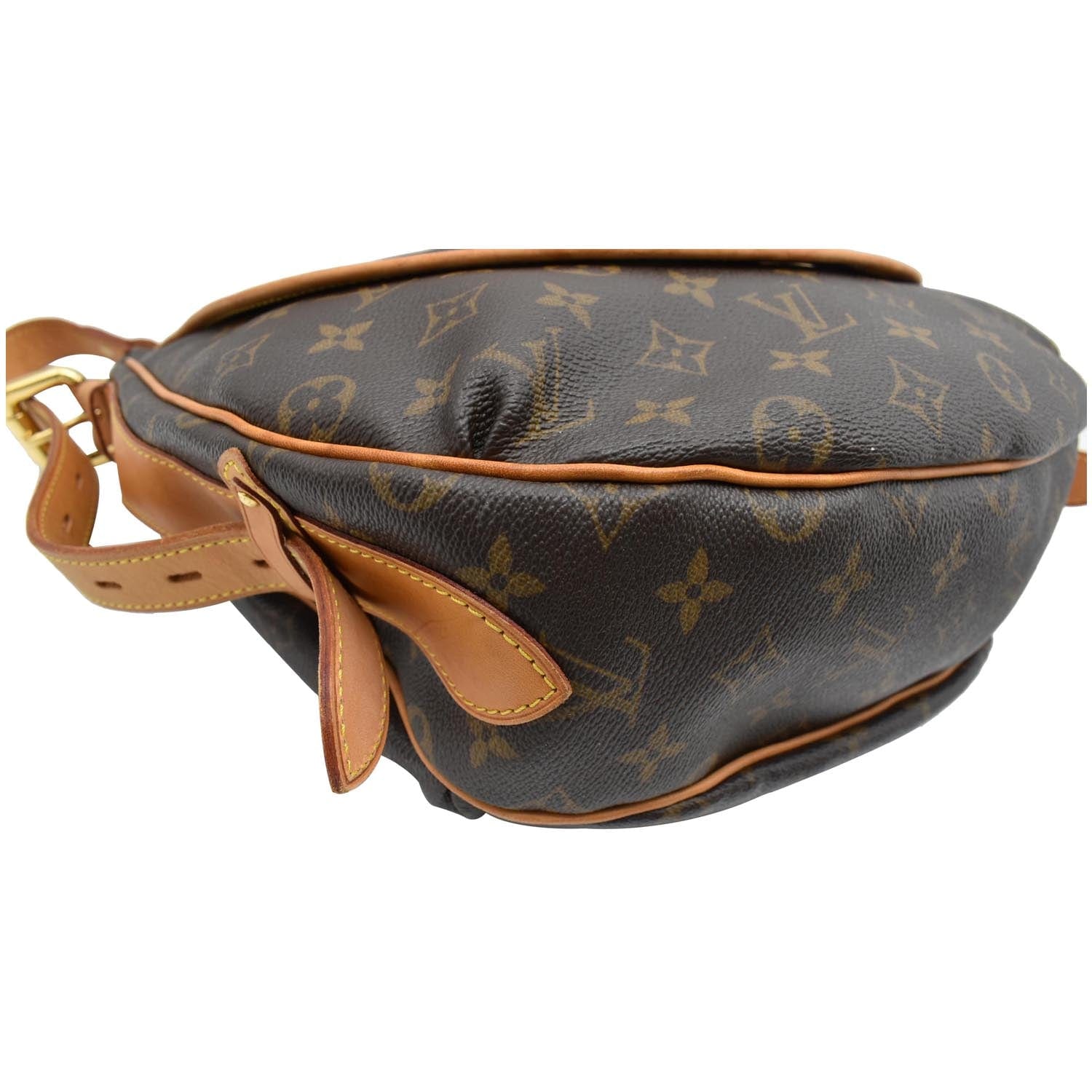 Louis Vuitton Tulum Gm Flap Hobo 870194 Brown Coated Canvas Shoulder Bag  For Sale at 1stDibs