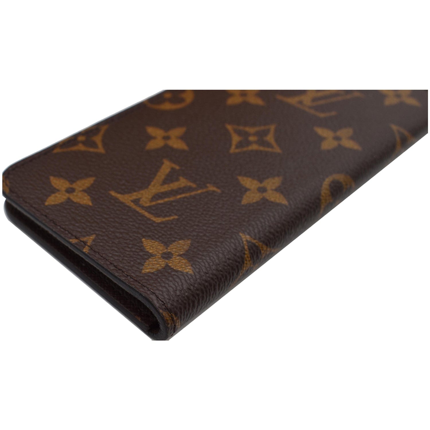 Authentic Louis Vuitton LV Monogram Folio iPhone 8 Case Brown Phone Case